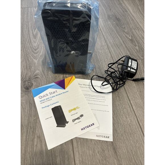 Netgear N600 WiFi Cable Modem Router C3700 - Picture 6 of 6